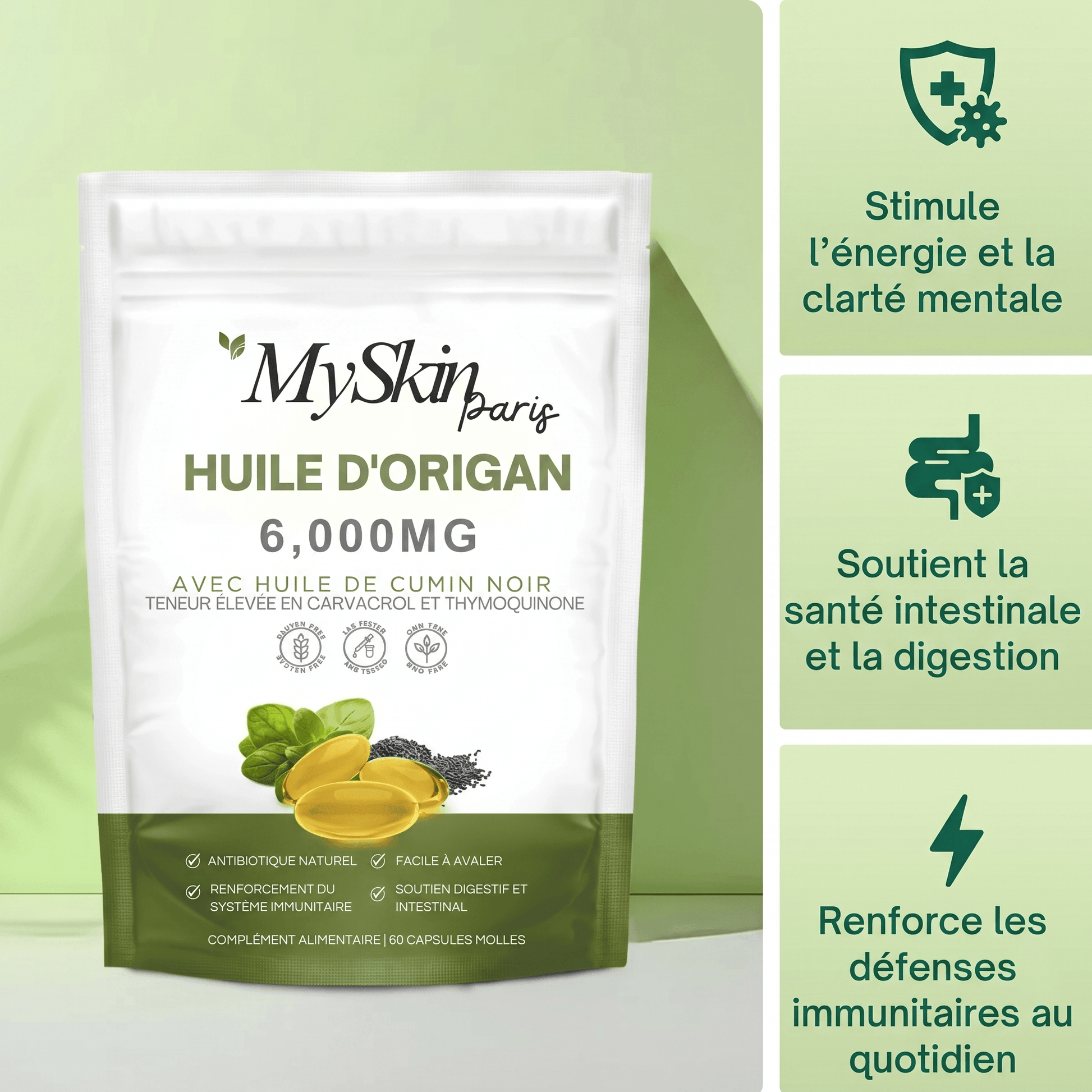MySkin Orega+ - Cure naturelle pour l’immunité et la digestion